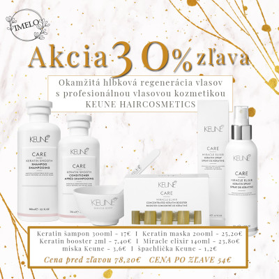 CARE LINE Miracle elixir keratínový booster - CARE MIRACLE ELIXIR KERATIN BOOSTER 2ml